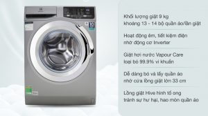 Miễn phí công lắp đặt

Bảo hành chính hãng máy giặt 2 năm

 	


Loại máy giặt: Cửa trước


 	


Lồng giặt: Lồng ngang